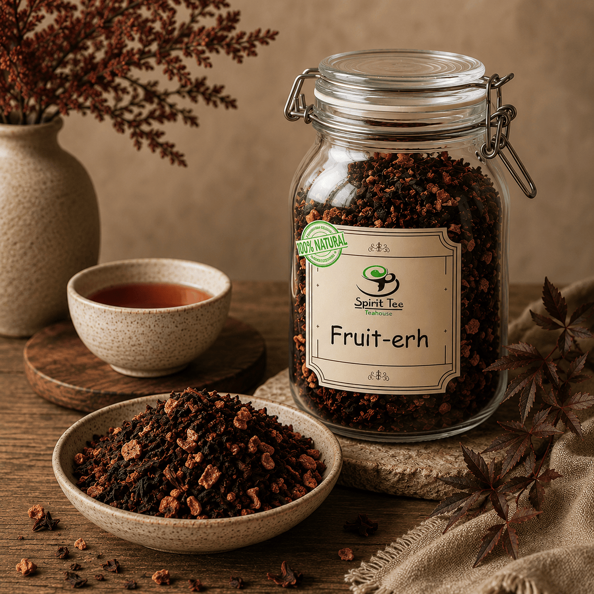 Fruit-erh tea